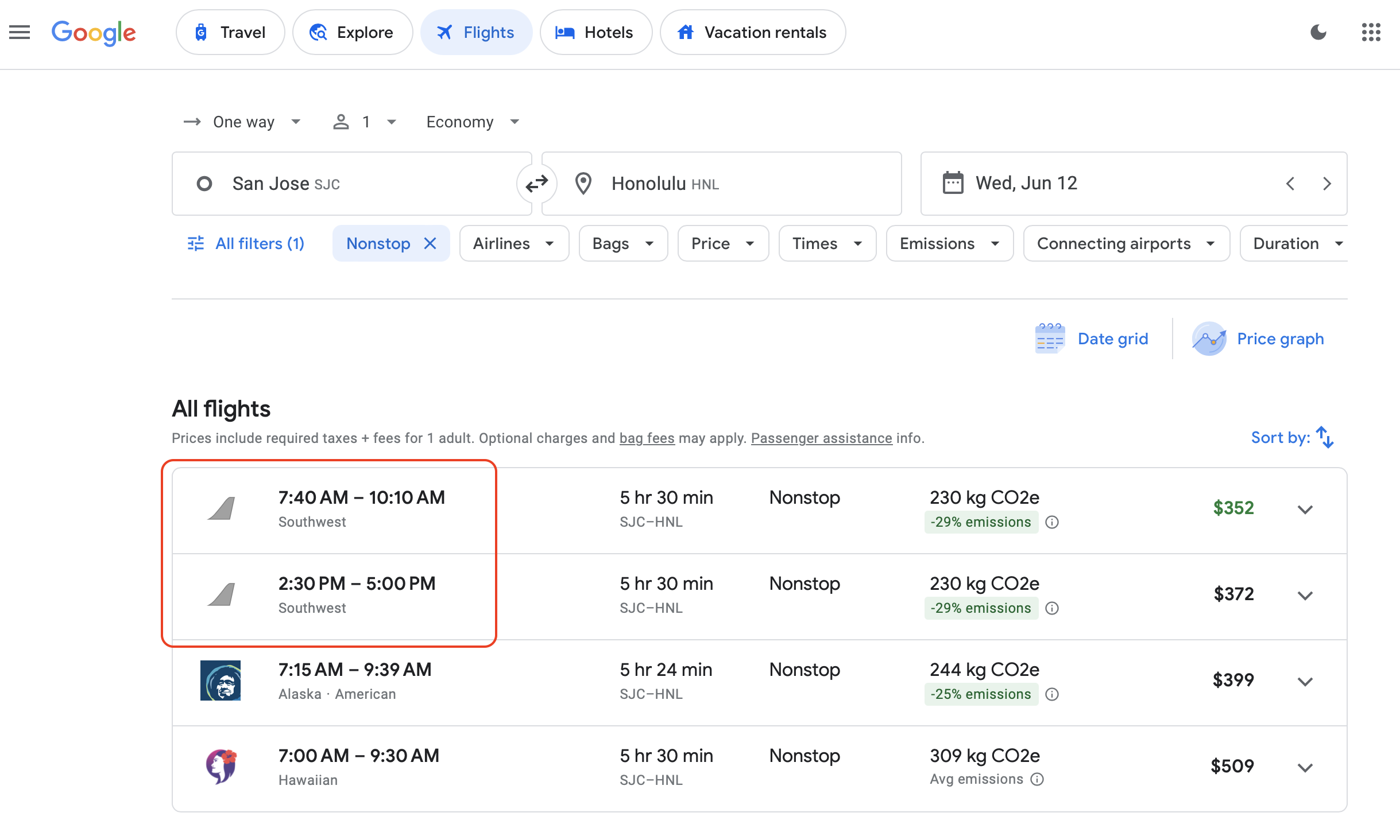 You are currently viewing Now You Can See Southwest Flights on Google Flights!